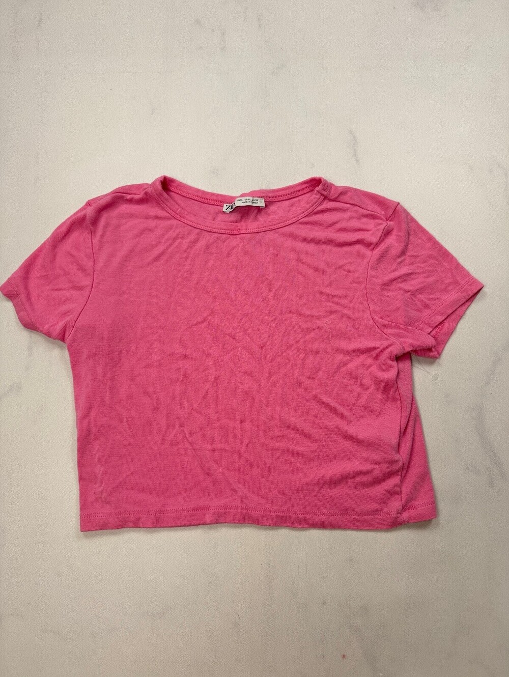 Zara Crop Top Pink 90s VTG Standout Style - Girls L
